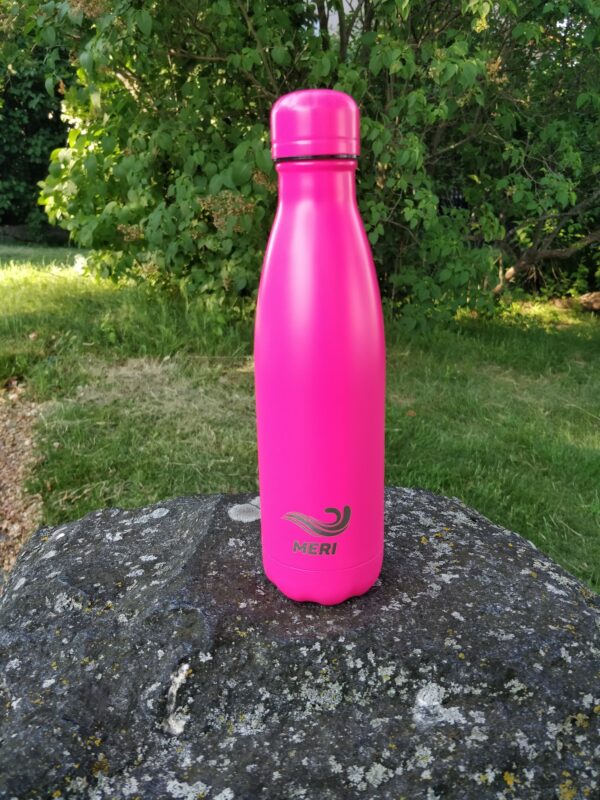PUDEL ELECTRIC PINK 500ml neoonroosa joogipudel neoonroosa termopudel