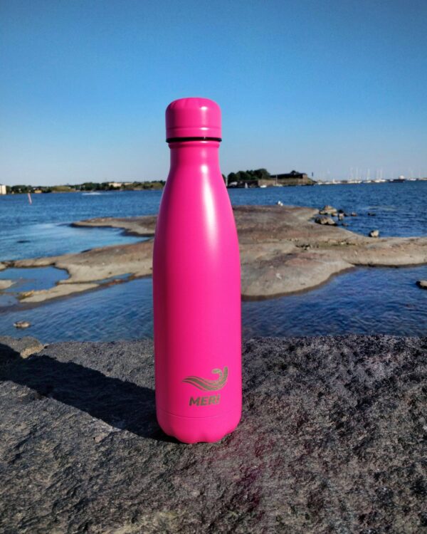 PUDEL ELECTRIC PINK 500ml neoonroosa joogipudel neoonroosa termopudel