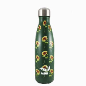 Pudel päevalill 500ml päevalilledega pudel