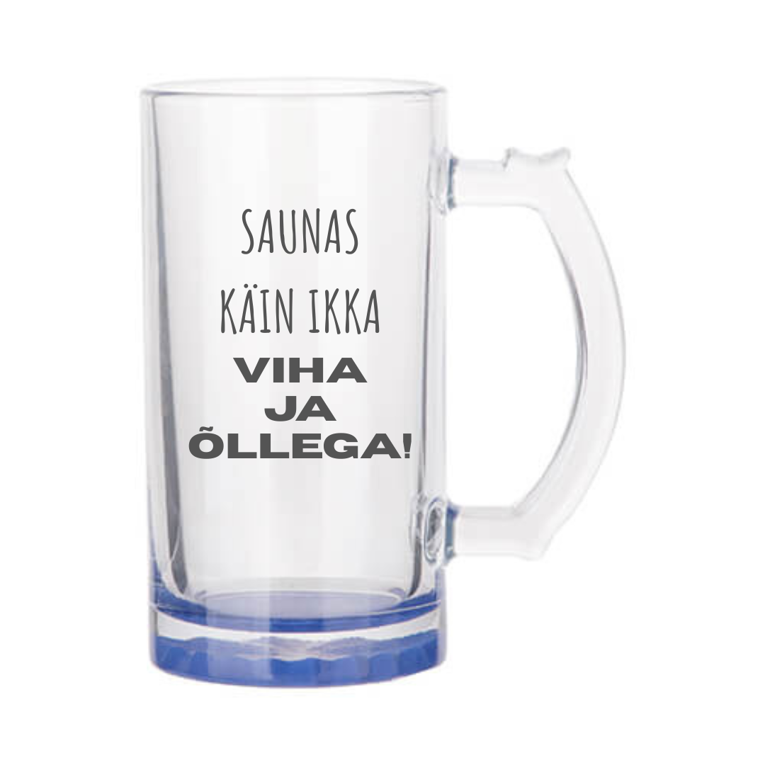 Õllekann - saunas käin ikka viha ja õllega!