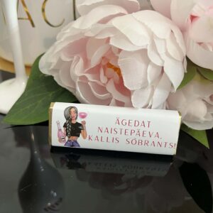 Šokolaadid naistepäevaks personaliseeritud šokolaad