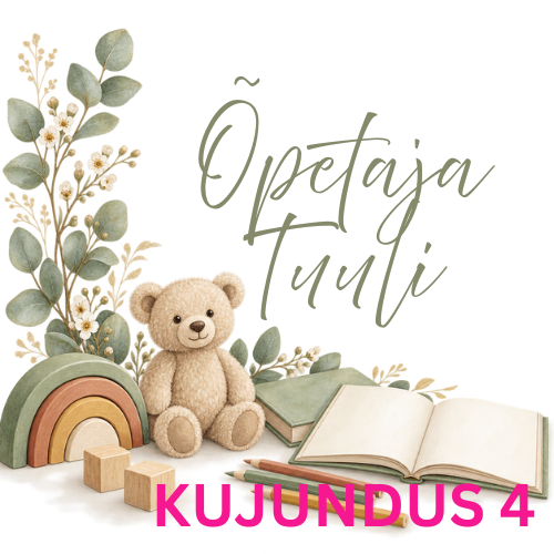 Lasteaia õpetaja kruus õpetaja nimega