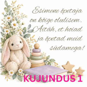 Lasteaia õpetaja kruus "Esimene õpetaja... aitäh, et hoiad ja õpetad südamega"