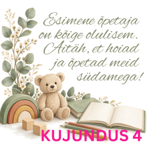Lasteaia õpetaja kruus "Esimene õpetaja... aitäh, et hoiad ja õpetad südamega"