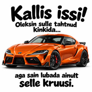 Kruus plaan A ja plaan B Toyotaga